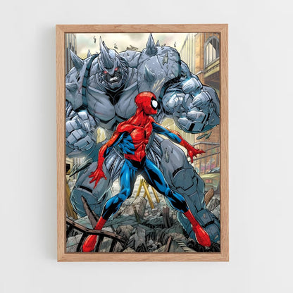 ap-rhino spider-man-1 cadre Bois clair