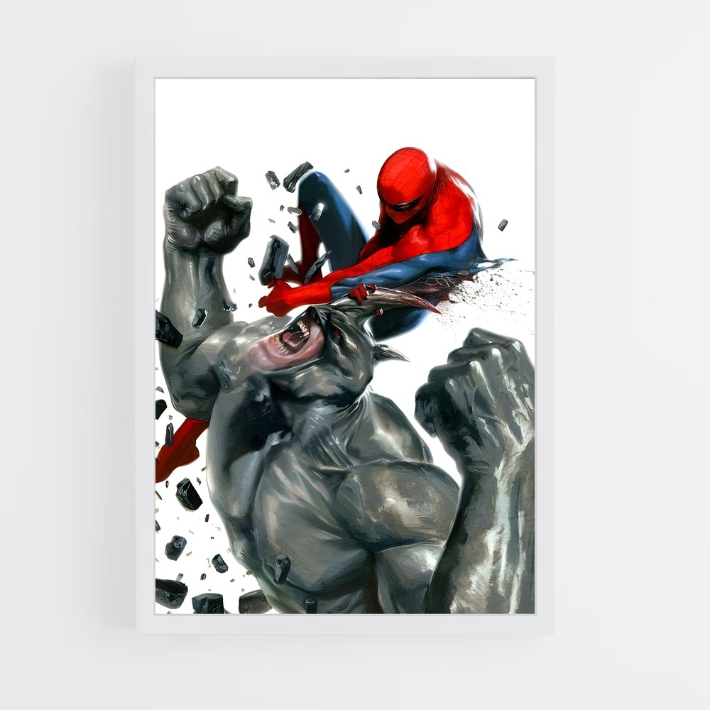 ap-rhino spider-man-3 cadre Blanc