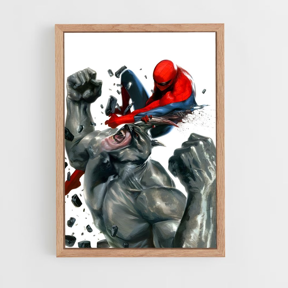 ap-rhino spider-man-3 cadre Bois clair
