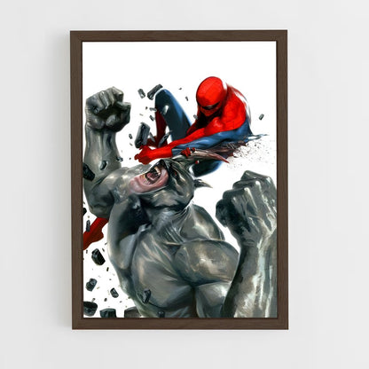 ap-rhino spider-man-3 cadre Bois foncé