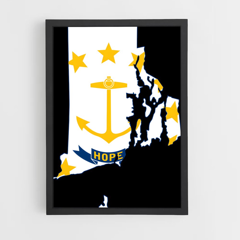 ap-rhode island flag-1 cadre Noir
