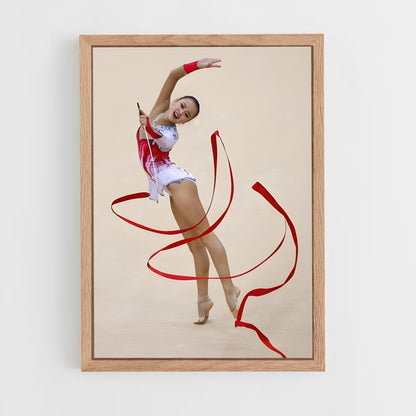 ap-ribbon rhythmic gymnastics-1 cadre Bois clair