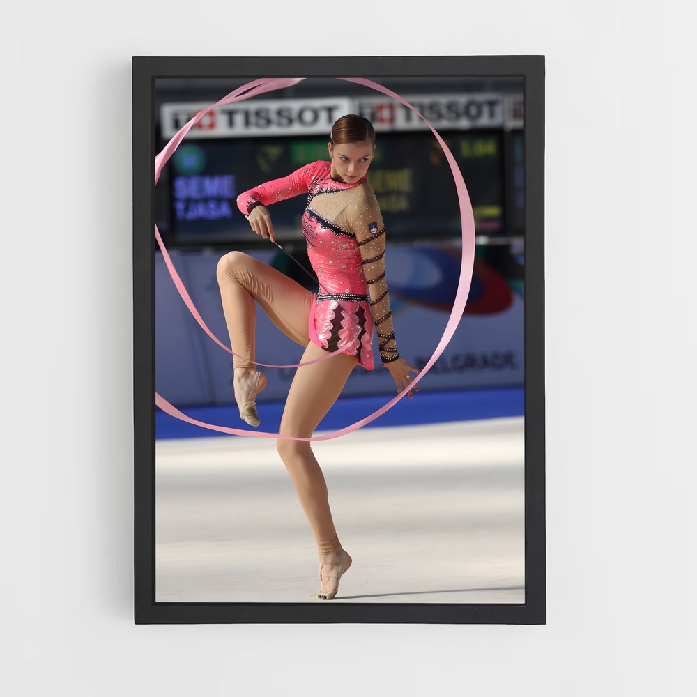 ap-ribbon rhythmic gymnastics-3 cadre Noir