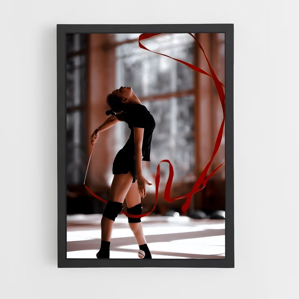 ap-ribbon rhythmic gymnastics-7 cadre Noir