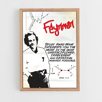 ap-richard feynman-3 cadre Bois clair