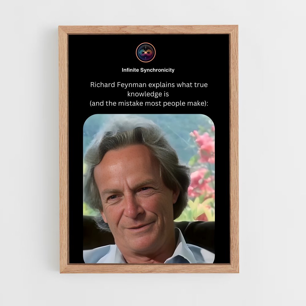 ap-richard feynman-5 cadre Bois clair