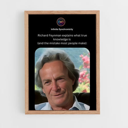 ap-richard feynman-5 cadre Bois clair