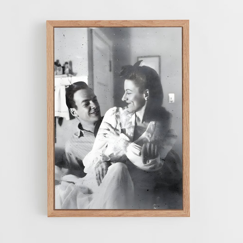 ap-richard feynman-6 cadre Bois clair