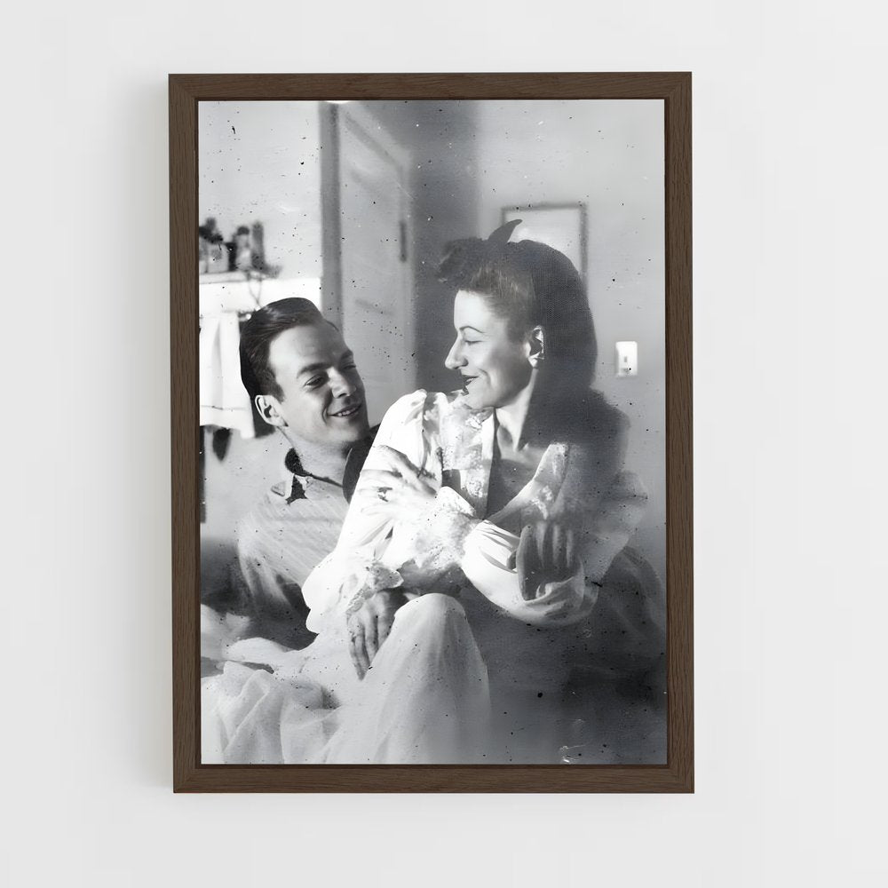 ap-richard feynman-6 cadre Bois foncé