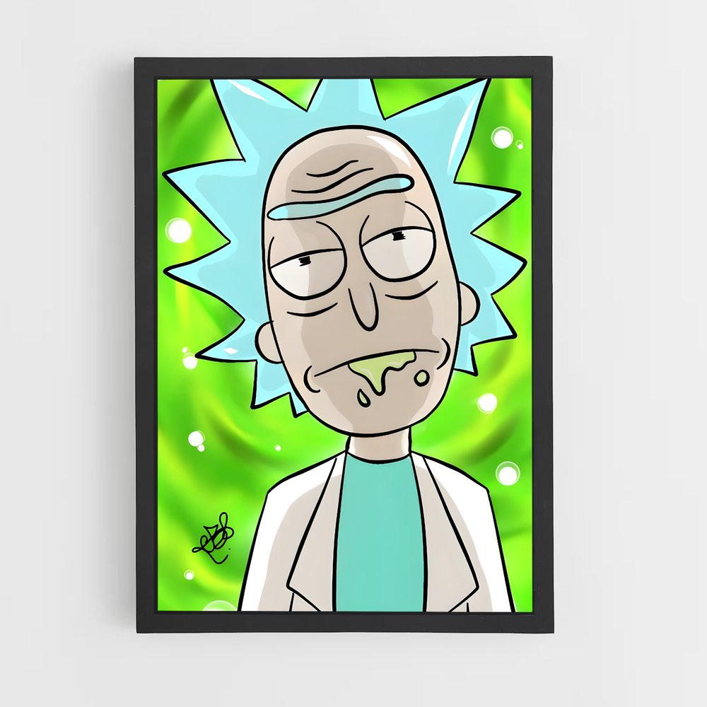 ap-rick and morty-6 cadre Noir