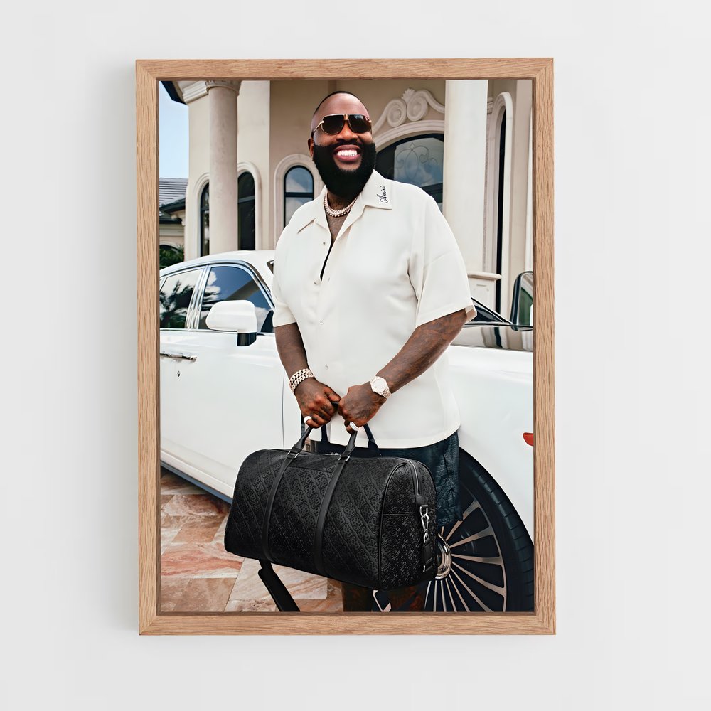 ap-rick ross-1 cadre Bois clair