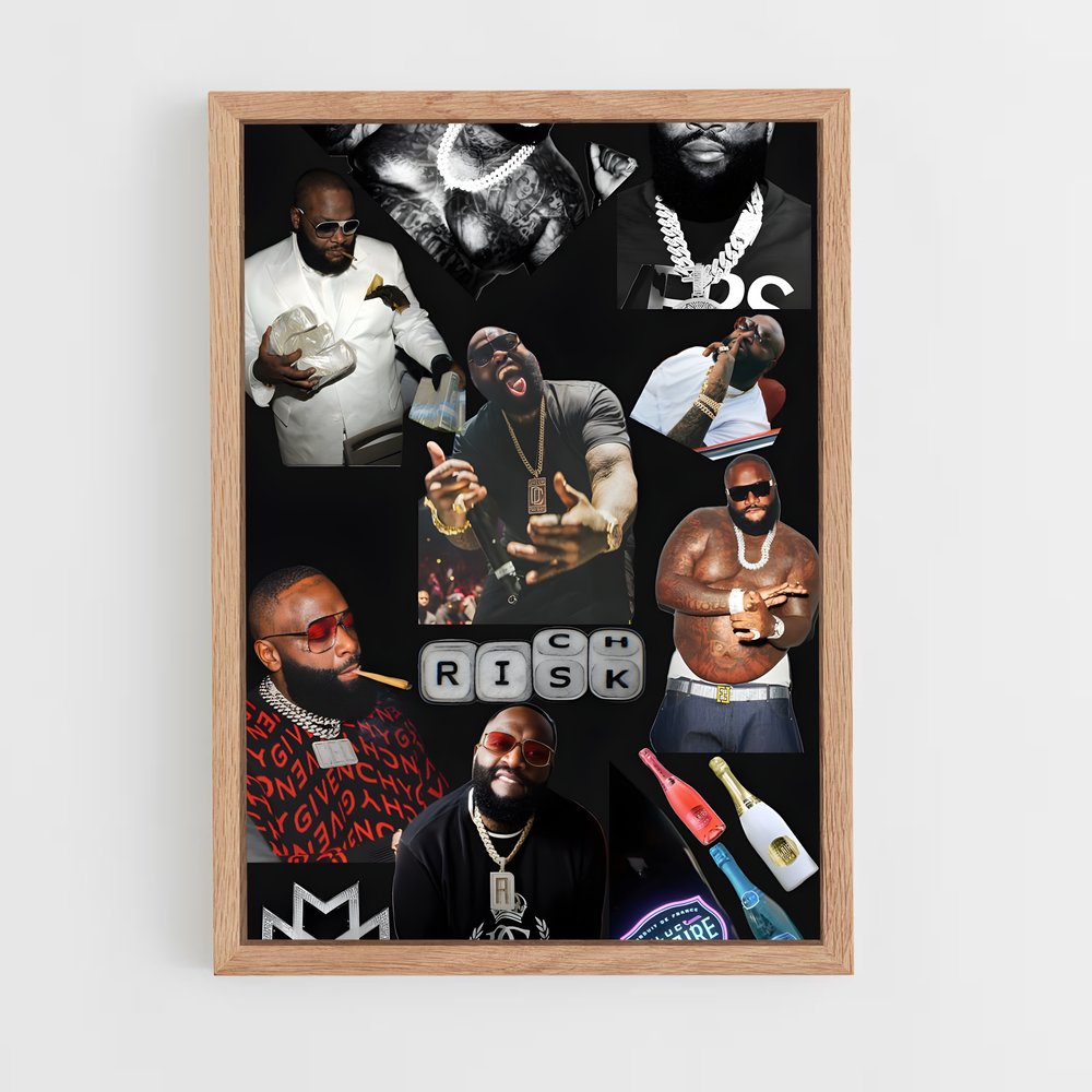 ap-rick ross-3 cadre Bois clair