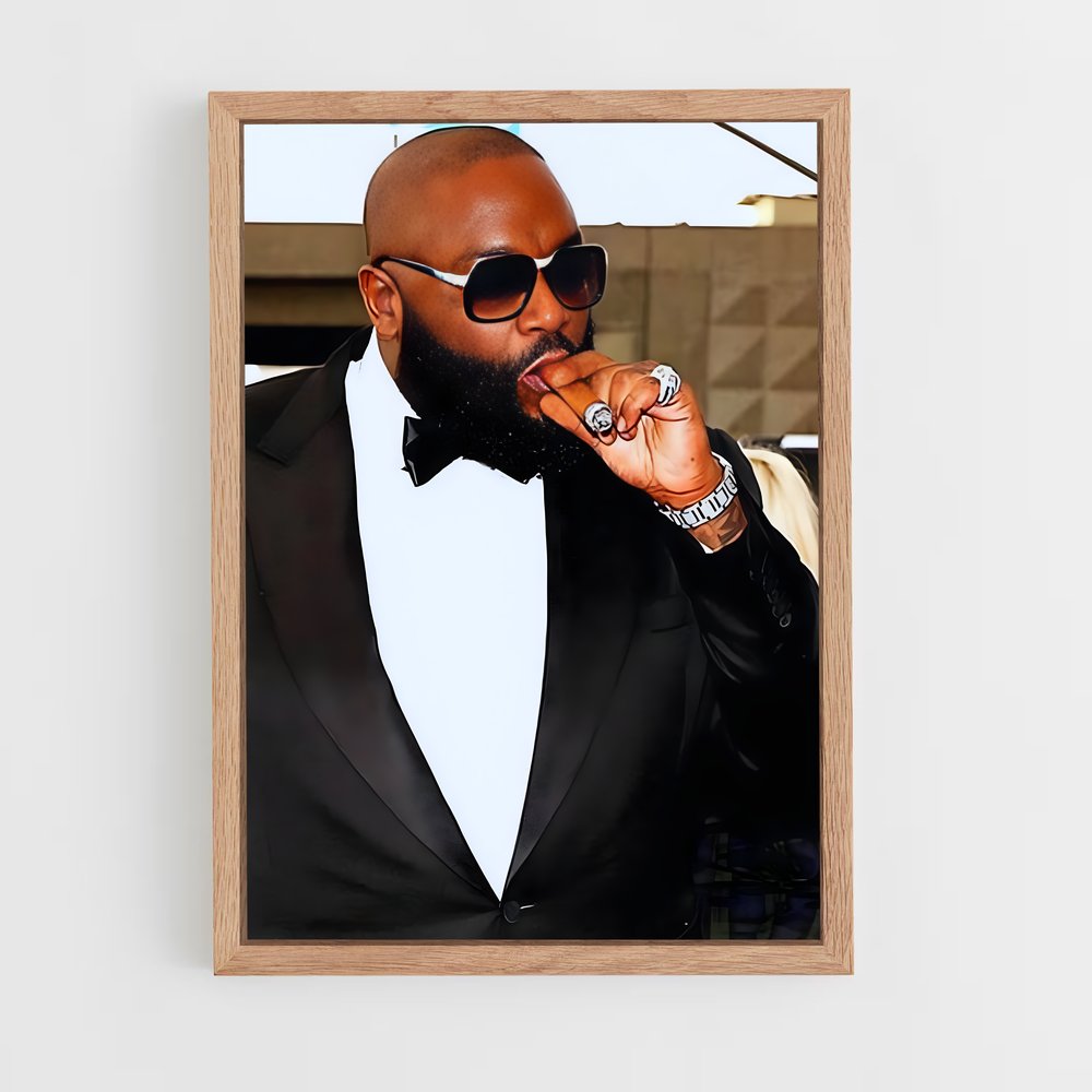 ap-rick ross-4 cadre Bois clair