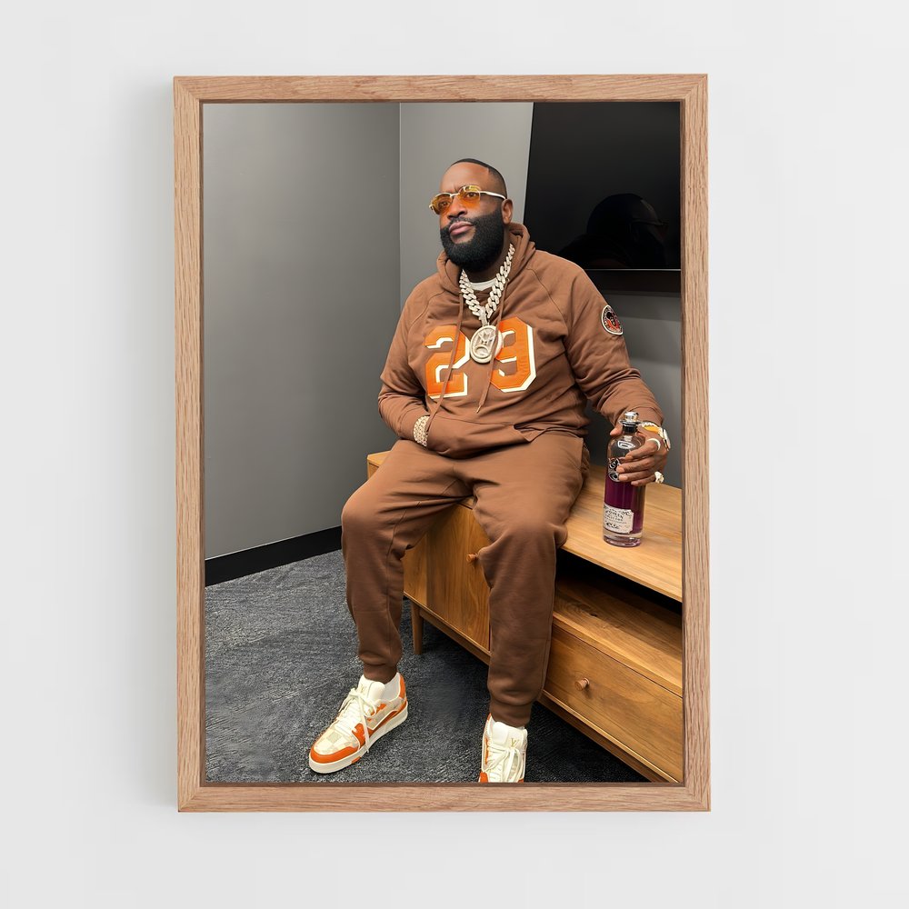 ap-rick ross-6 cadre Bois clair