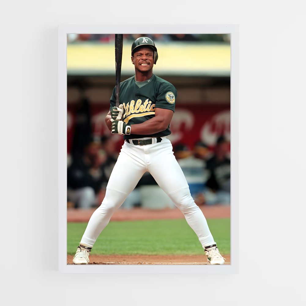 ap-rickey henderson-2 cadre Blanc