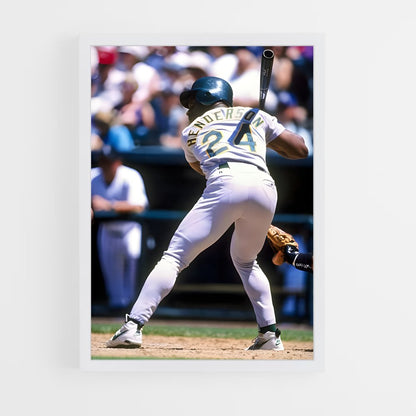 ap-rickey henderson-6 cadre Blanc