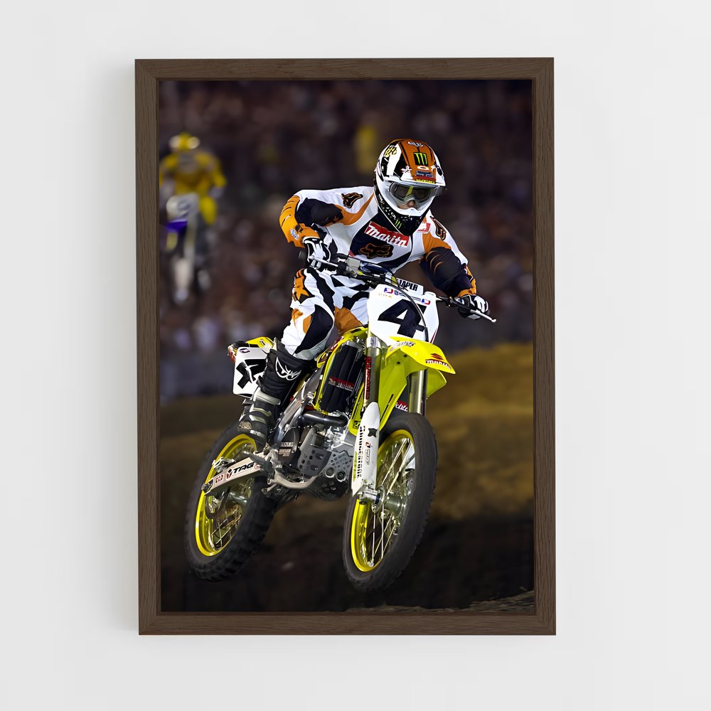 ap-ricky carmichael-1 cadre Bois foncé