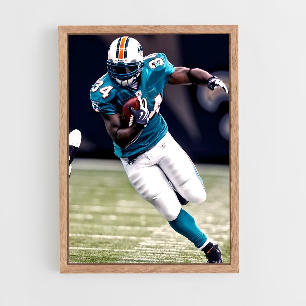 ap-ricky williams-2 cadre Bois clair