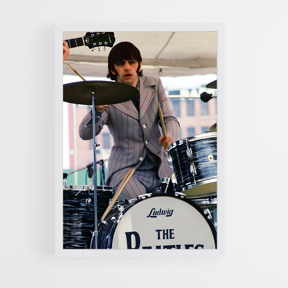 ap-ringo starr-2 cadre Blanc