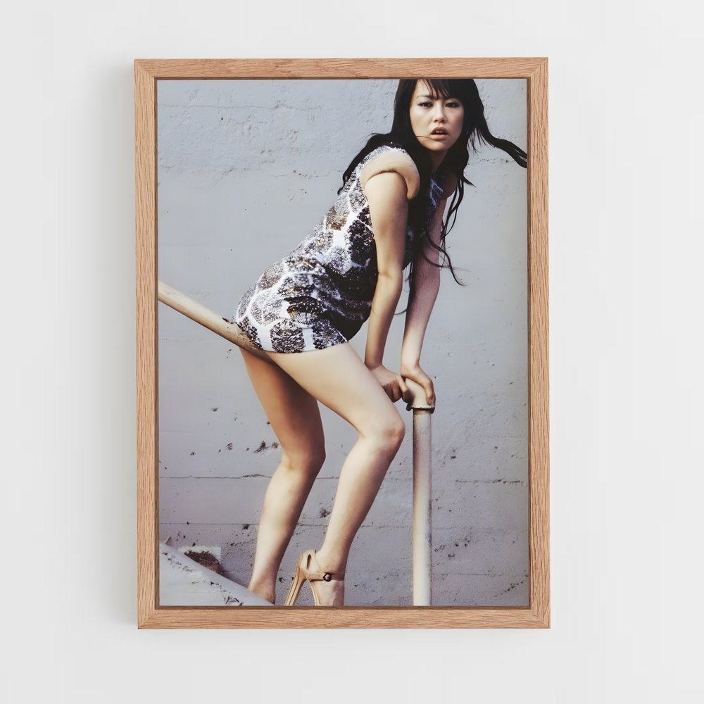ap-rinko kikuchi-5 cadre Bois clair