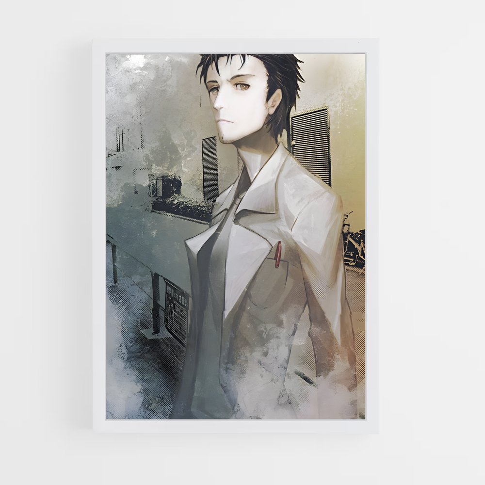 ap-rintaro okabe-1 cadre Blanc