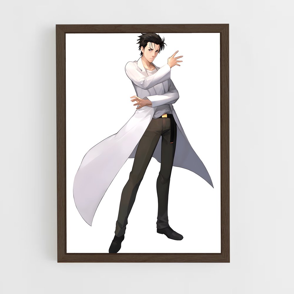 ap-rintaro okabe-2 cadre Bois foncé