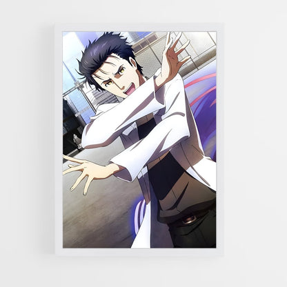 ap-rintaro okabe-4 cadre Blanc