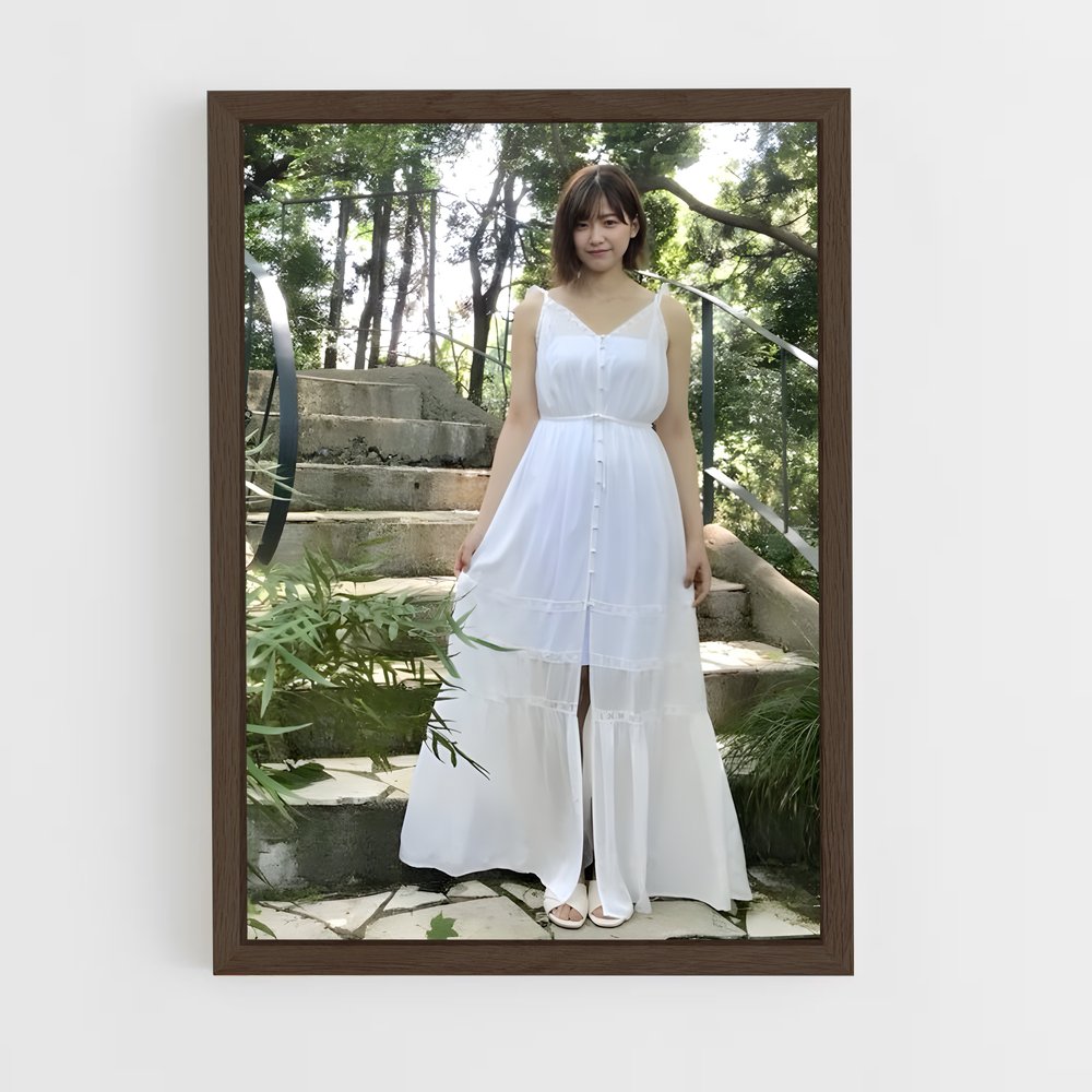 ap-risa watanabe-8 cadre Bois foncé