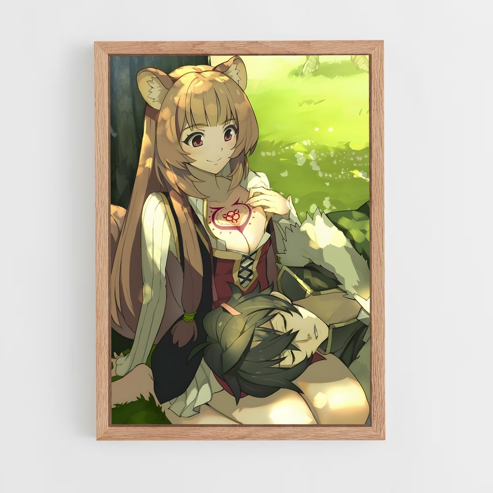 ap-rising of the shield hero-2 cadre Bois clair