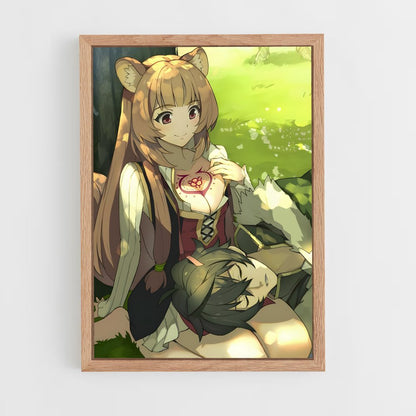 ap-rising of the shield hero-2 cadre Bois clair