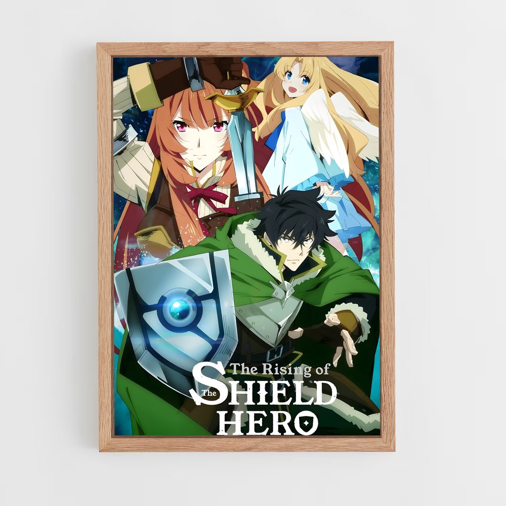 ap-rising of the shield hero-3 cadre Bois clair