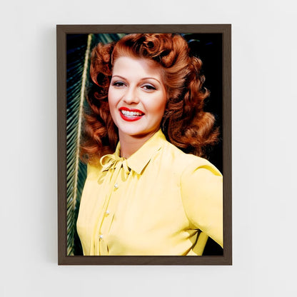 ap-rita hayworth-3 cadre Bois foncé