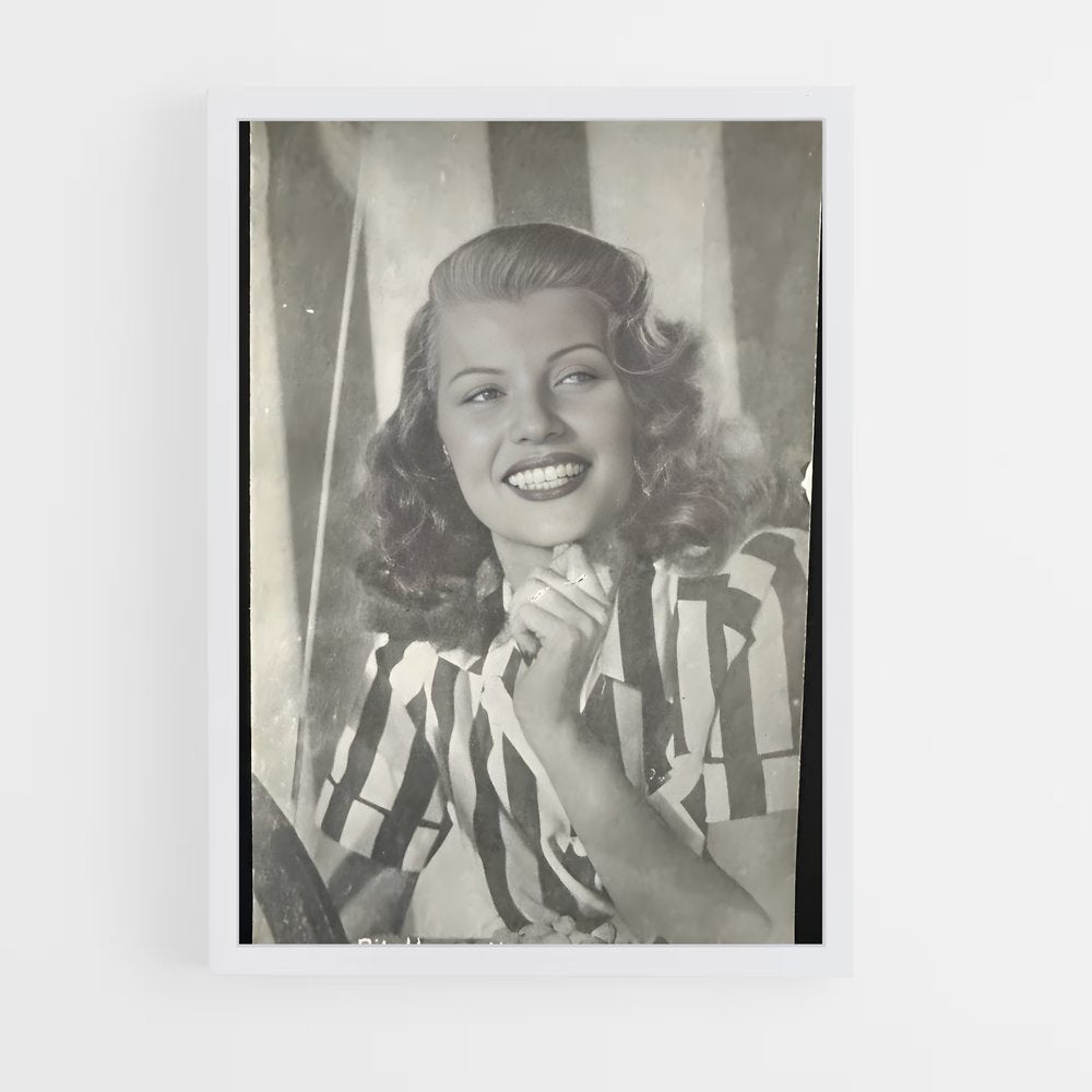 ap-rita hayworth-8 cadre Blanc