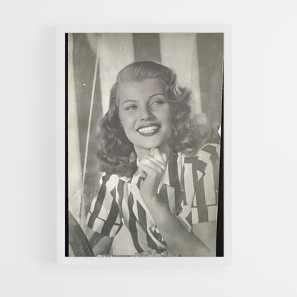 ap-rita hayworth-8 cadre Blanc
