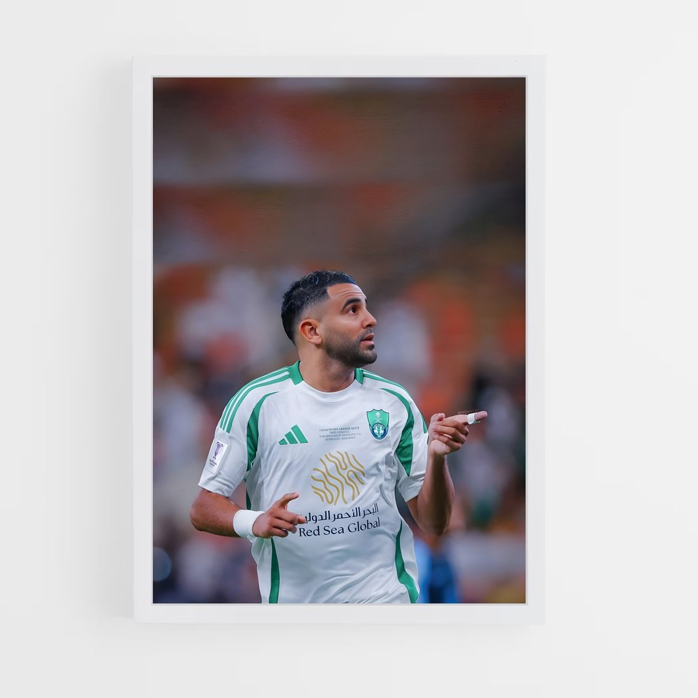 ap-riyad mahrez-10 cadre Blanc