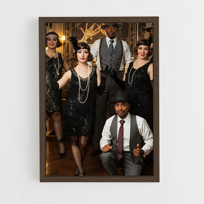 ap-roaring twenties-2 cadre Bois foncé