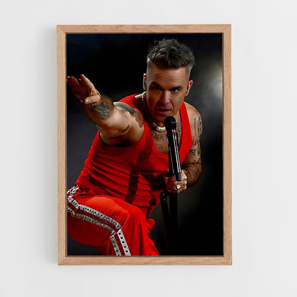 ap-robbie williams-2 cadre Bois clair