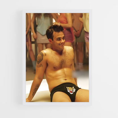 ap-robbie williams-4 cadre Blanc