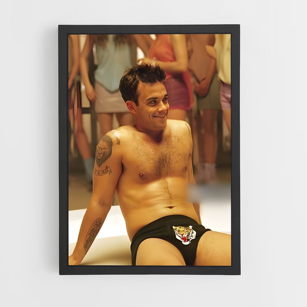 ap-robbie williams-4 cadre Noir