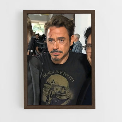 ap-robert downey jr-1 cadre Bois foncé
