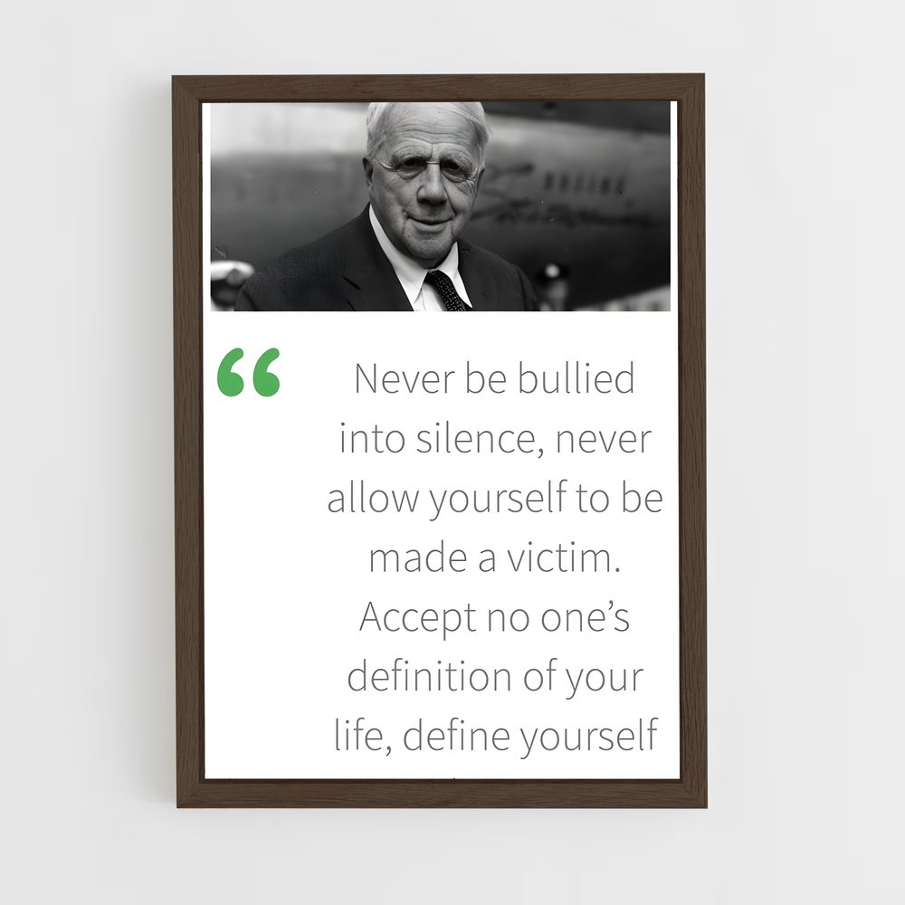 ap-robert frost-4 cadre Bois foncé
