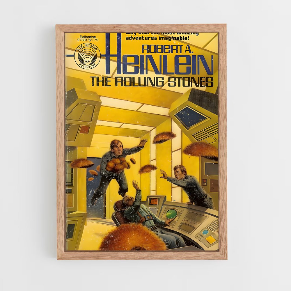 ap-robert heinlein-10 cadre Bois clair