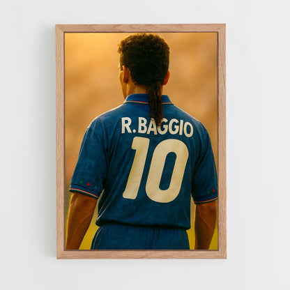ap-roberto baggio-6 cadre Bois clair