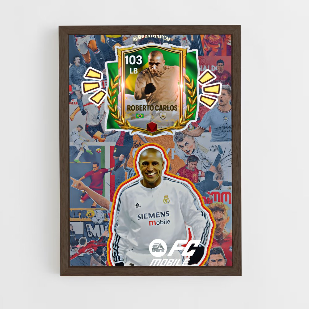 ap-roberto carlos-3 cadre Bois foncé