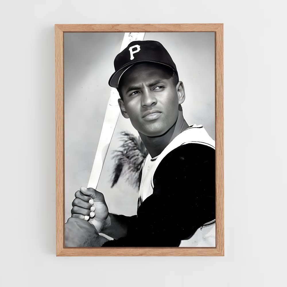 ap-roberto clemente-1 cadre Bois clair