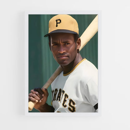 ap-roberto clemente-6 cadre Blanc