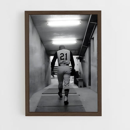 ap-roberto clemente-8 cadre Bois foncé