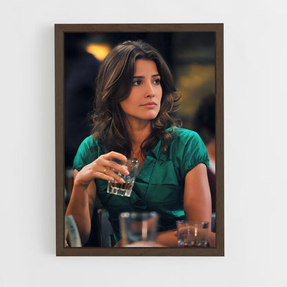 ap-robin scherbatsky-1 cadre Bois foncé
