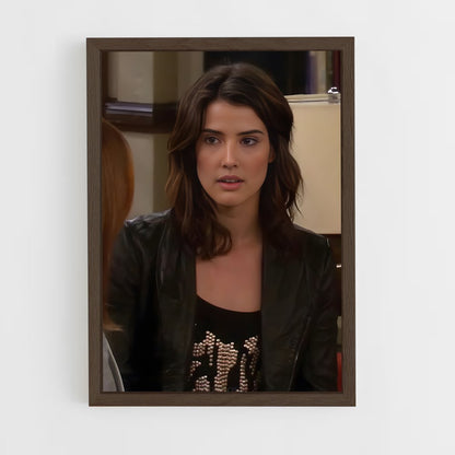 ap-robin scherbatsky-3 cadre Bois foncé