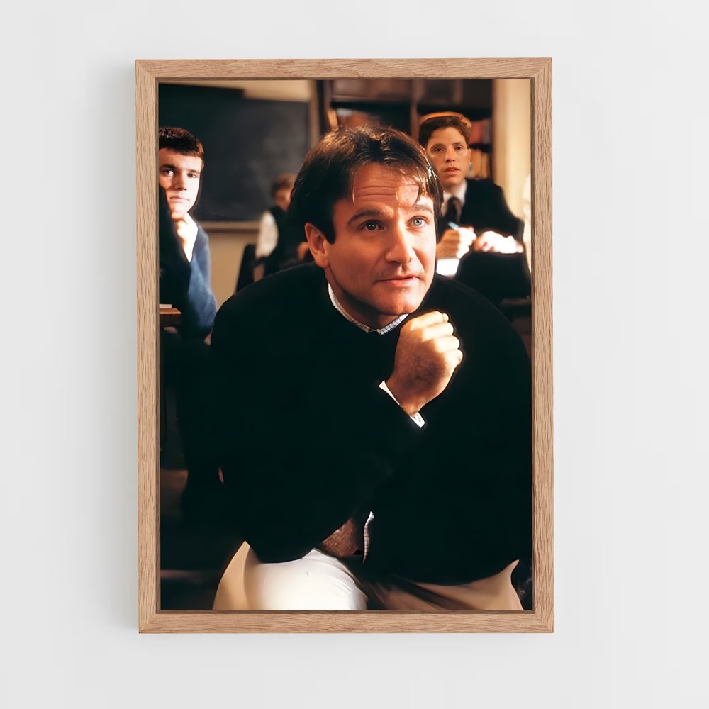 ap-robin williams-3 cadre Bois clair